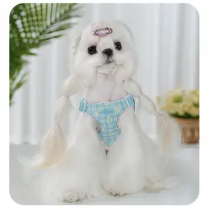 Pawfusion Brand Provides A Cute Daisy Print Set With Dog Straps And Drawstrings, Suitable For Small Pet Dogs. Available In Various Colors