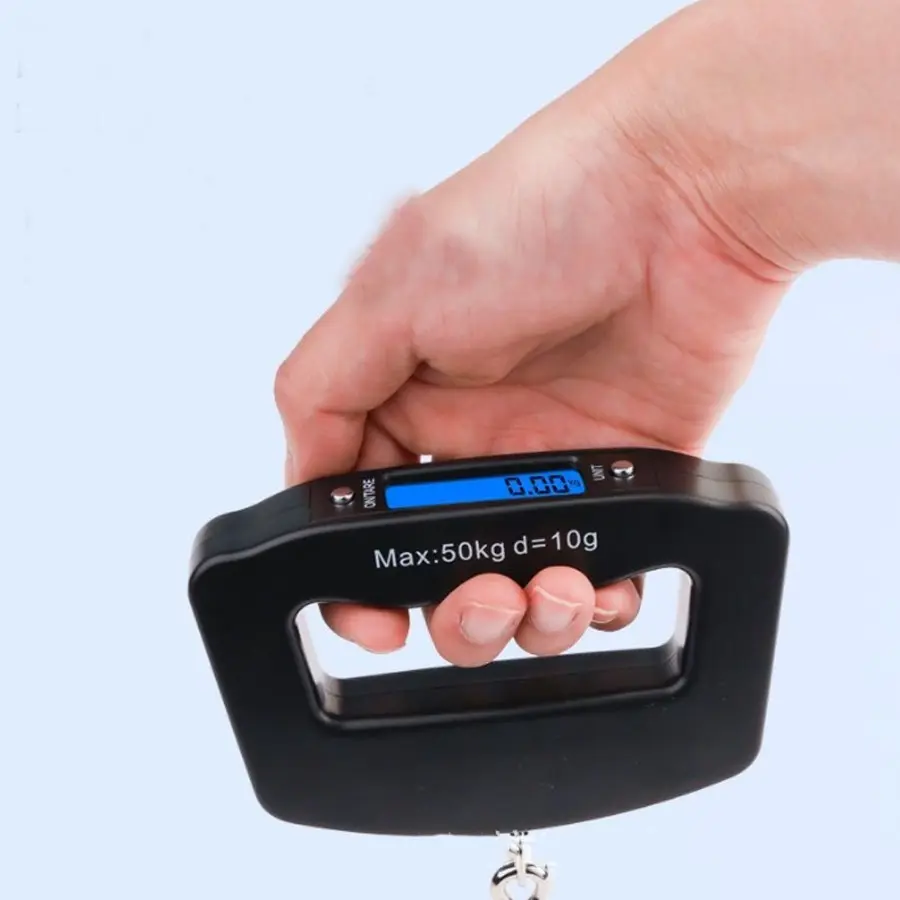 Portable Handheld Electronic Scale High Precision Luggage Scale Accurate Hanging Scale Spring Scale Tool, Model Xinghao Sg-C02