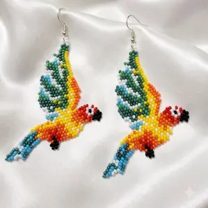 Elegant Beaded Necklace Butterfly Desing