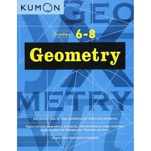 Kumon Geometry-Grades 6-8 (Kumon Middle School Math Workbooks) (Kumon Math Workbooks) Paperback – August 29, 2018