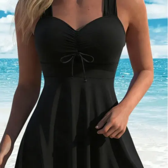 Black (skirt + swim trunks)