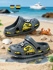 Kids' Digging Hole Shoes, Unisex Daily Wear Slippers, Indoor & Outdoor Garden Sandals, Eva Material, Less Than Ankle Height