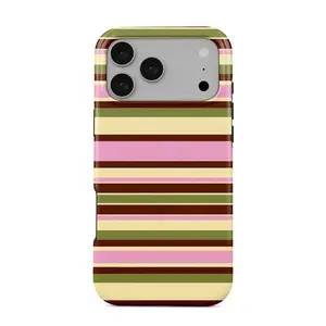 Rio Inspired Striped iPhone Case – Colorful Retro Aesthetic for iPhone 17 Series, Iphone 16, 15, 14