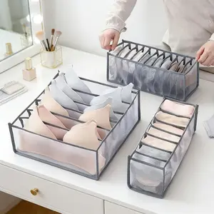 3-Piece Foldable Space-Saving Transparent Storage Boxes, Durable Material, Ideal for Clothes, Jeans, T-Shirts, Socks, Underwear, Bedside or Closet Use, Collapsible Storage Boxes