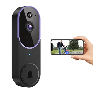 Wireless P50 Video Doorbell Camera - Smart Home HD Outdoor Surveillance Device with Video Intercom, Home Security System Component for Security Cameras & Systems