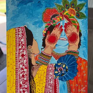 Radha Krishna art 1 - luka chupi