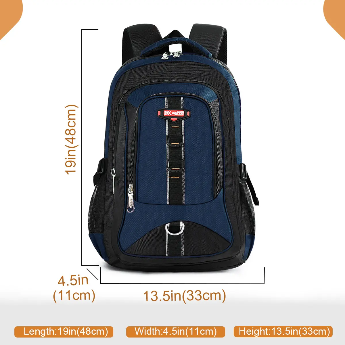 New York Xpress Waterproof Backpack for Work, School & Outdoor