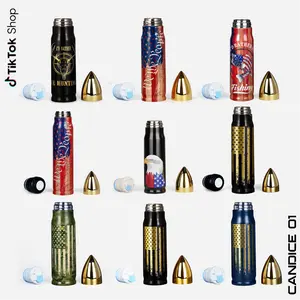 Bullet Tumbler Stainless Steel 3 Designs - We The People American Flag, Camo Flag & Black Flag, Gifts for Men Dad Husband Boyfriend Him, Unique Fishing Hunting Camping Birthday Anniversary Easter Presents 2026
