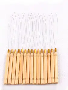 Hair Extension Bead Tool Set of 5 Pieces, Durable Lightweight, Suitable for Hair Extensions Rings, All Seasons Use, Wood Material, Made in China, Hair Extension Kit, Hair Styling Tools, Hairdressing Set