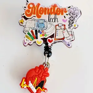 Monitor tech Badge Holder