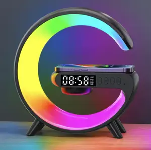Circadian Rhythm Alarm Clock with Wireless Charger/Sound Machine/Sunrise Simulation/Bluetooth Speaker