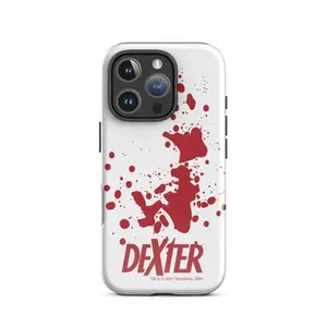 Dexter-Inspired Blood Splatter Phone Case - Iconic Red Splash Design, Durable Protection, Compatible with iPhone Models, Perfect for Fans of the Show Halloween gifts