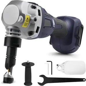 Nibbler for 18V Battery 800W Sheet with 2200RPM Brushless Motor 360 Degree Rotating Blades for Cutting, Aluminium, (Battery not Included)