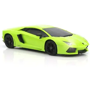 1:18 Lamborghini Aventador 2.4G Radio Remote Control Cars Electric Sport Racing Hobby Toy Grade Licensed Model Vehicle for Kids, Green