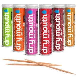 Xero Picks Flavored Xylitol Toothpicks, Sugar-Free, Hydrating Tingle, Gum Mints Alternative, Xylitol Toothpick