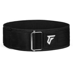 4 Inch Nylon Weight Lifting Belt for Men & Women | Adjustable Gym Back Support Belt for Squats, Deadlifts & Powerlifting | Heavy Duty Workout Waist Belt for Cross Training, Fitness & Bodybuilding | Comfortable Secure Fit for Strength Training & Gym Use