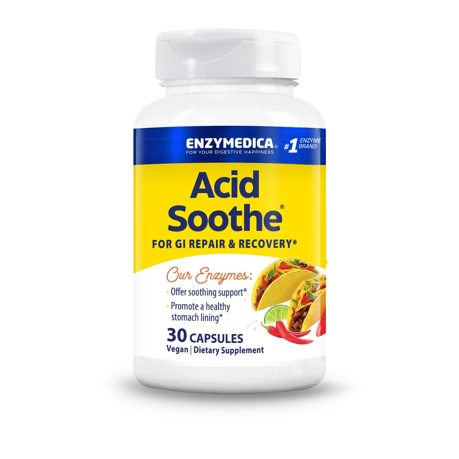 Enzymedica, Acid Soothe, Support for Occasional Heartburn, 3-in-1 Formula with Enzymes & Soothing Herbs Enzymedica, Acid Soothe, Support for Occasional Heartburn, 3-in-1 Formula with Enzymes & Soothing Herbs