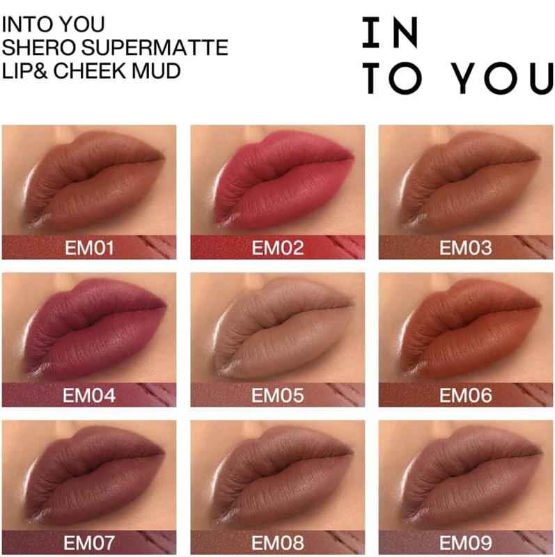 INTO YOU SHERO Super Matte Lip & Cheek Mud