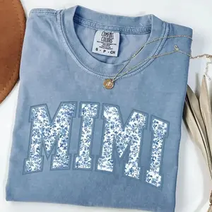 Mimi T-Shirt, Toile Floral Mimi T-Shirt, Mimi Tee, Gift for Mimi, Grandma Gift, Cute Mimi TShirt, Grandmother T-Shirt, Grandma Mimi FT1