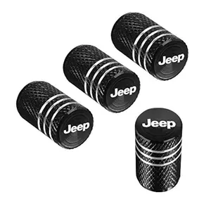 Jeep Wheel Center Caps & Tire Air Stem Caps Grand Cherokee Wrangler Liberty
