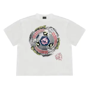 Beyblade L Drago Tee Y2k Anime T-Shirt Vintage Retro Unisex Y2k Shirt Gift For Men Women High Quality Cotton Casual Streetwear Short Sleeve