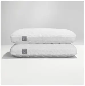 Tempur-Pedic Cloud Memory Foam Bed Pillow for Back and Stomach Sleepers, Queen, 2 Pack