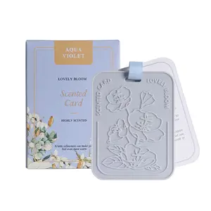 Delicate Scented Hanging Sheets Mild Fragrance Pendant Multipurpose Aroma Sheets for Car Shoes and Clothes