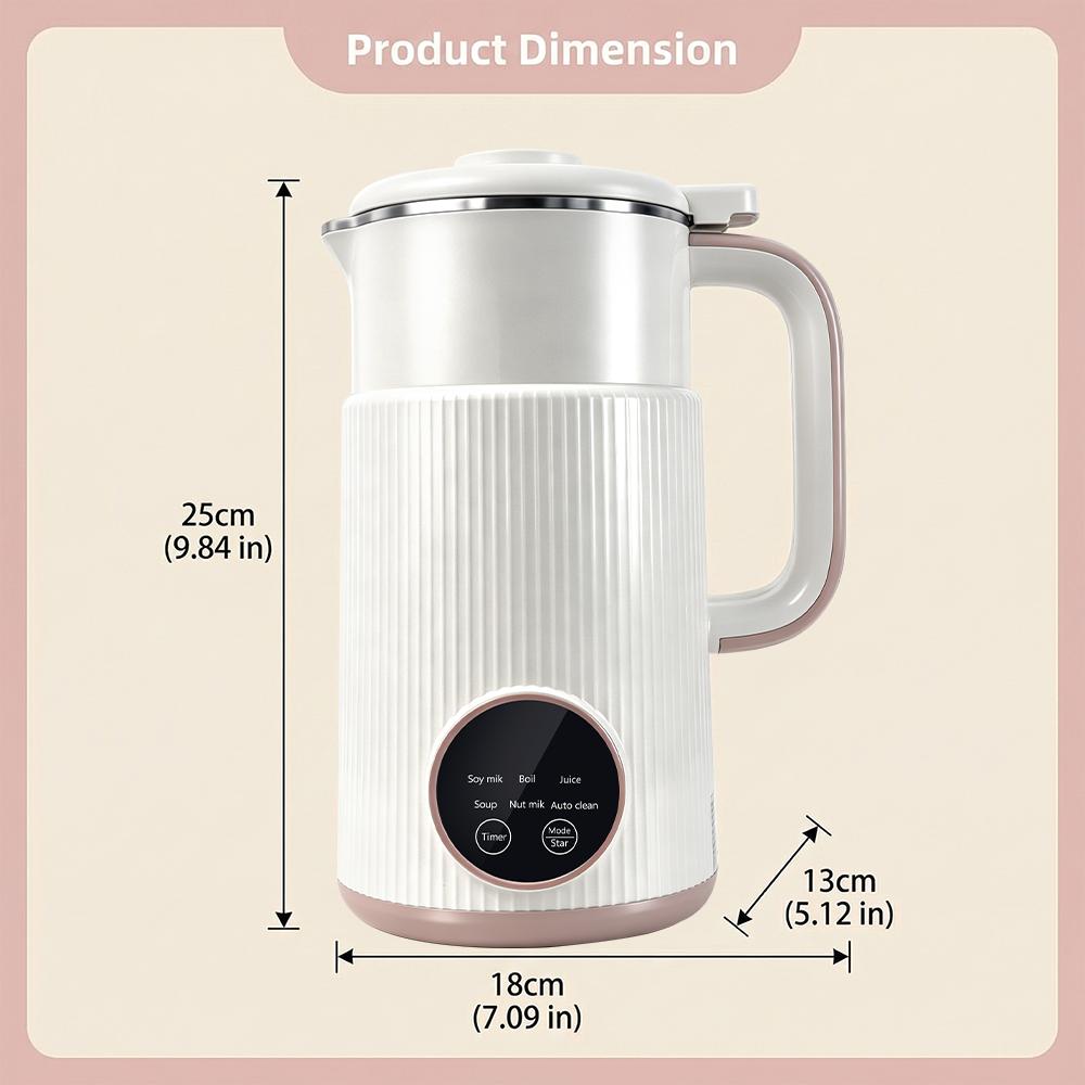 Multifunctional Juicer Blender - High Speed Stainless Steel Household Juicer Machine, Automatic Nut Milk Oat Soybean Maker with Timer & Keep-Warm, White Home Kitchen Appliance, Valentine’s Day Gift, High Speed Blender, Household Blender fathersdaygiftidea Multifunctional Juicer Blender - High Speed Stainless Steel Household Juicer Machine, Automatic Nut Milk Oat Soybean Maker with Timer & Keep-Warm, White Home Kitchen Appliance, Valentine’s Day Gift, High Speed Blender, Household Blender fathersdaygiftidea