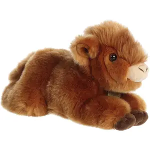 Aurora Miyoni Tots Highland Cow Calf 11 Inch Plush Figure