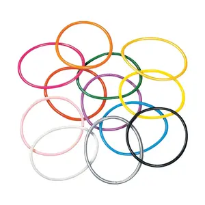 6 1/2" Bulk 1728 Pc. Solid Color Vinyl Jelly Bracelet Assortment