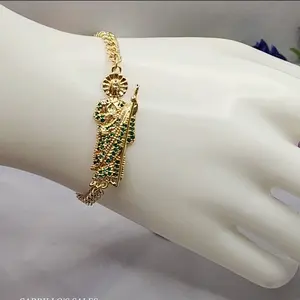 san judas / saint jude bracelet Gold-plated cuban style