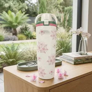 Special Edition Owala “Azalea 13” Masters Golf FreeSip 30oz Insulated Water Bottle – Limited Edition Leakproof Stainless Steel Tumbler with Straw, Sports Travel Cup for Gym, Golf & Everyday Hydration