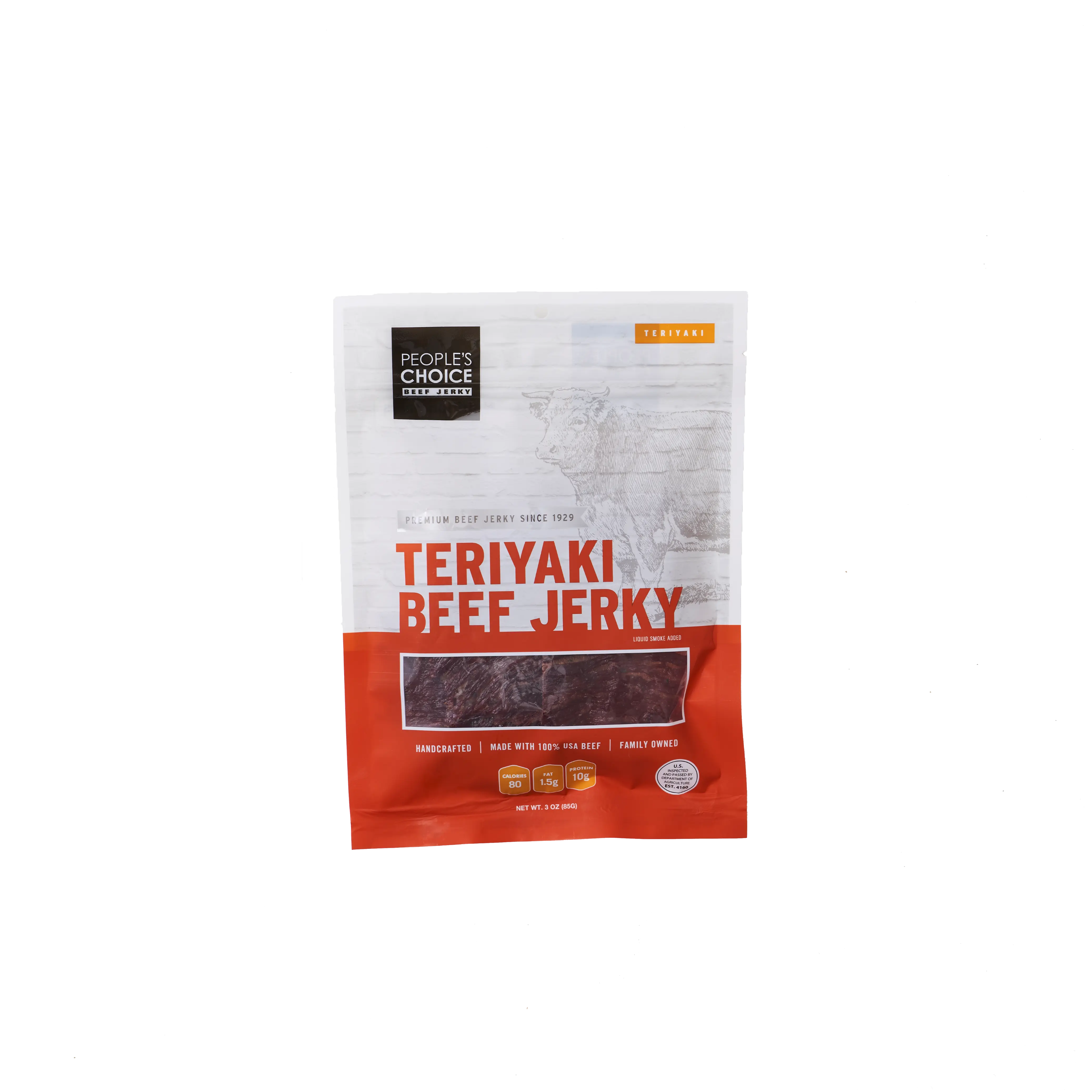People’s Choice Beef Jerky - 3oz Classic Teriyaki