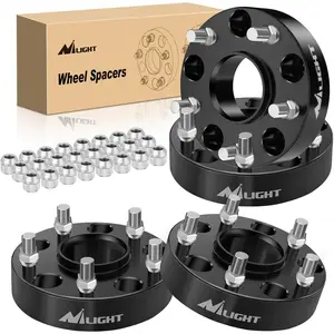Nilight 5x5.5 Wheel Spacers for Ram 1500 2002-2010 5x139.7mm 1.5 inch with 77.8mm Hub Bore 9/16 Stud Compatible with Dodge Durango Dakota 4 PCS