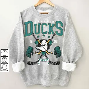 90s Anaheim Duck Sweatshirt, Vintage Style Anaheim Duck Crewneck, Retro Anaheim Duck Hockey Shirt, Retro Anaheim Duck Ice tm133