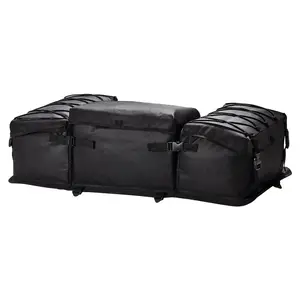 VEVOR 50L ATV Rear Storage Bag, ATV Compatible 600D Oxford Cloth Rear Cargo Bag with Sponge Cushion, Father's Day Gift