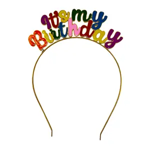 It's My Birthday Enamel Headband (Each)