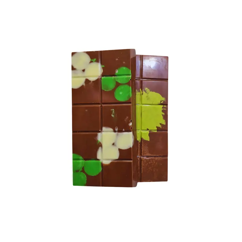 Dubai Pistachio Chocolate Bar – Made with Premium Belgian Chocolate and Roasted Pistachios, Luxury Artisan Treat (7oz)