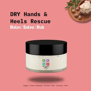 LFBX Hand & Heel Balm: Soothing Salve for Dry Hands and Feet Restore Intensive Calming Moisturizer Moisture Nourishing Smoother