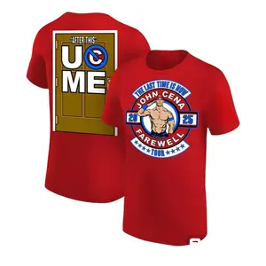 WWE Red John Cena Farewell Tour Tee T-Shirt Unisex S-5XL