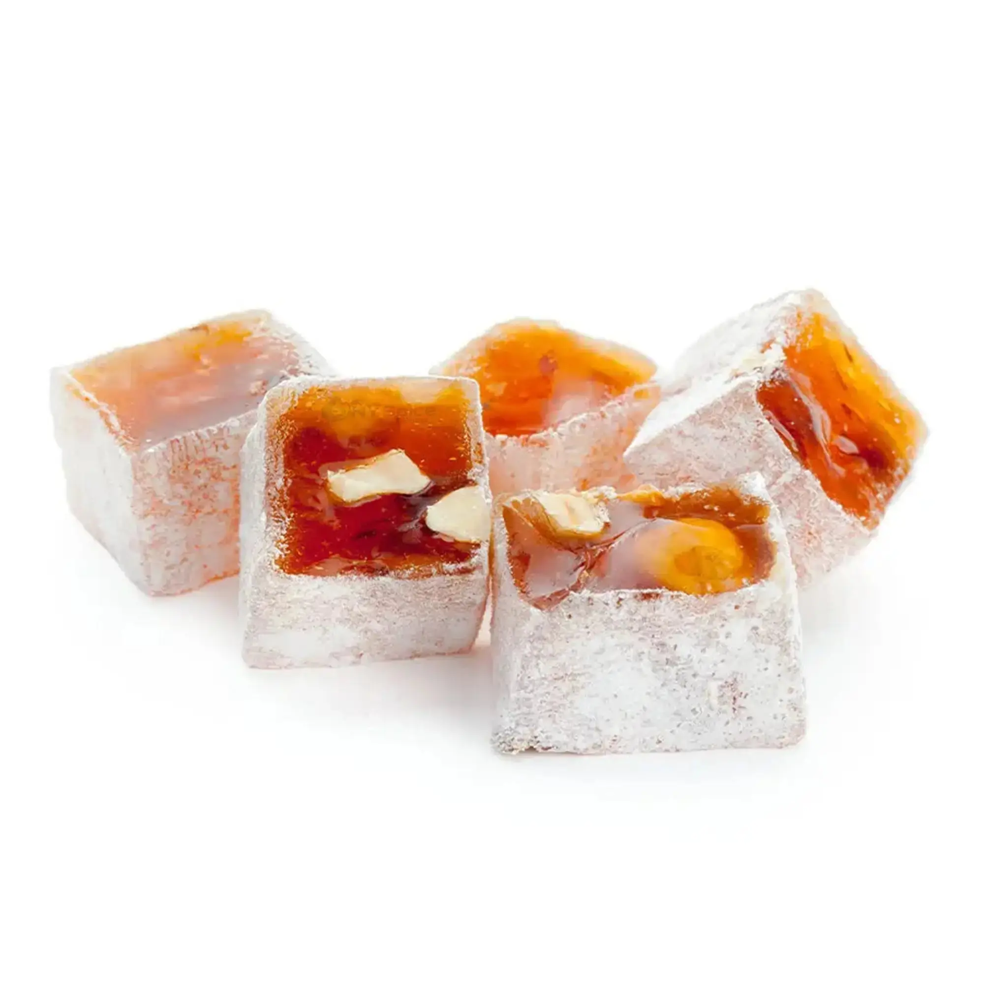 NY Spice Shop - Premium Turkish Delight Hazelnut - Soft, Chewy, Traditional Lokum - Classic Soft Lokum with Rich Nutty Bite - Cubed Pieces - Tea & Coffee pairing - Gifting & Celebrations