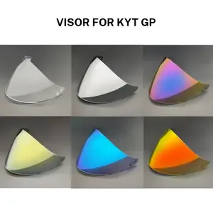 Motorcycle Helmet Visor for KYT GP Shield Polycarbonate Anti UV Anti Scratch Day Use Replacement Lens for KYT GP Helmets