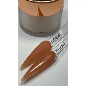 NOEMÍ ACRYLIC POWDER 1 Once Jar - Nude Shimmer Silver Acrylic Powder with Superior Adhesion & Self-Leveling Formula for Flawless Finish