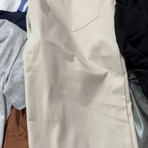 Men's Solid Button Pocket Straight Leg Pants, Regular Fit Casual Comfy Trousers for Work Office Business Daily Wear, Men's Bottoms for All Seasons