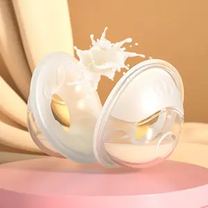 An 2Pcs Breast Milk Collector Silicone Baby  Breast pump Saver Collector Anti-leakage Milk Reusable Protect Sore Nipples BPA FREE