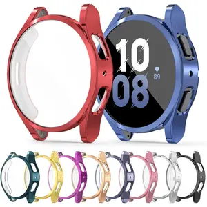 [10pack] compatible with Samsung Galaxy Watch 5/Galaxy Watch 4 40mm screen protector case, full protection cover soft TPU bumpers frame accessories (Galaxy Watch 5/4-40mm)