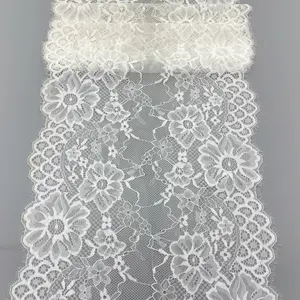 Elastic Lace Trim, Elegant Formal Lace, Soft Comfortable Nylon Material, Perfect for Clothing, Lingerie, Wedding Dresses, Gloves, Hat Brims, Home Decor DIY Sewing Projects