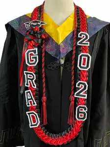 2026 Graduation Double-Layer Award Wreath, & Handcrafted Ribbon, Honor Cord for High School/college Commencement, Graduation Souvenir
