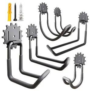 Metal garden hose rack wallmounted storage rack water pipe storage hanger household hanging decorative garden hose rack