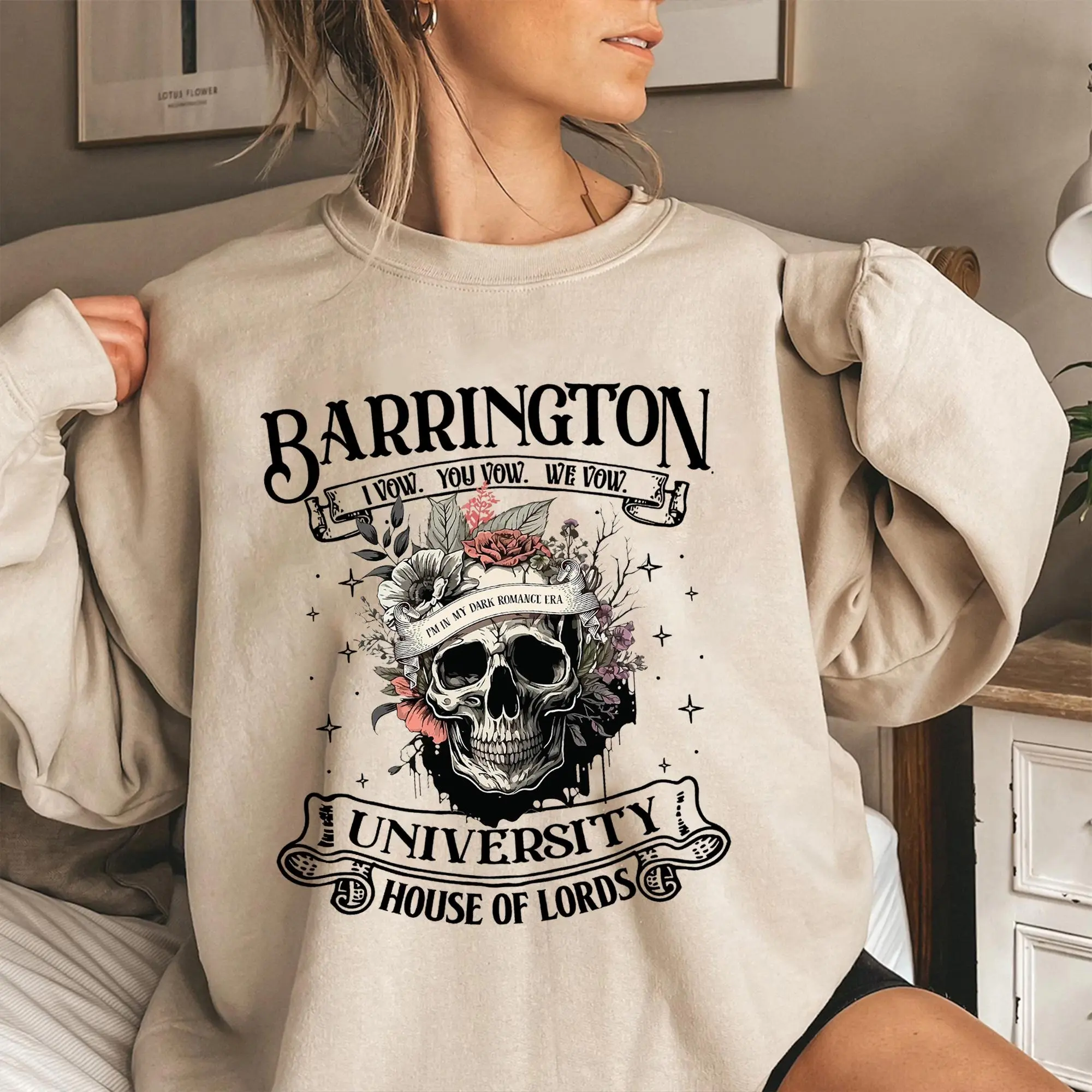 Barrington University The Ritual Sweatshirt, Shantel Tessier Merch, Book Lover Shirt, Bookish Merch, Booktok Shirt, LORDS Series Book Shirt, Dark Romance Shirt Casual Comfort Casual Comfort